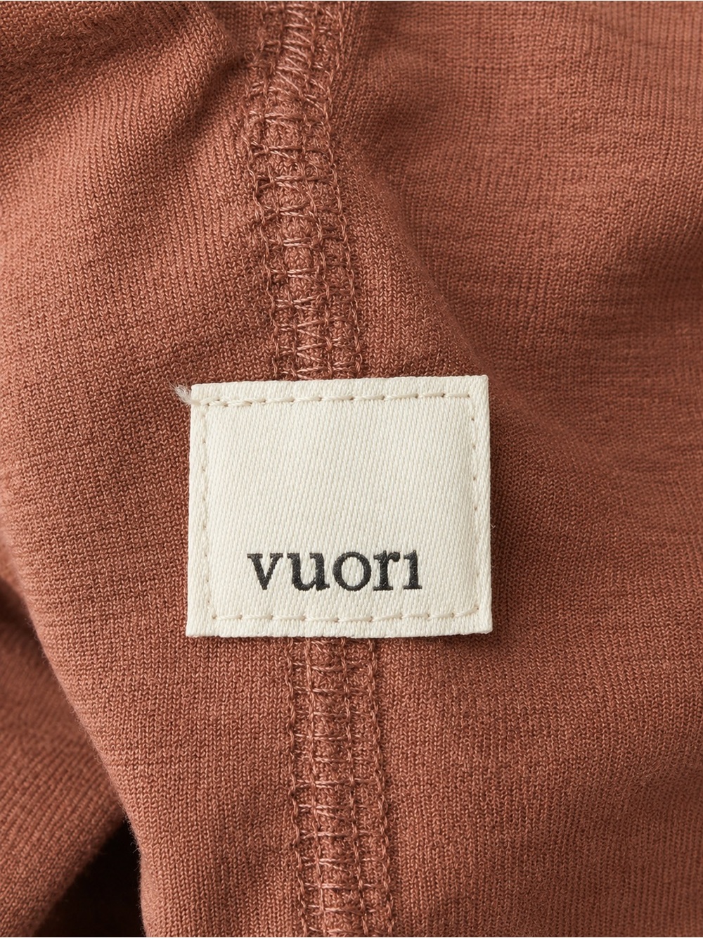 VUORI Lux Harem Jumpsuit VW458 Rust Brown Lounge Activewear - Picture 2 of 6